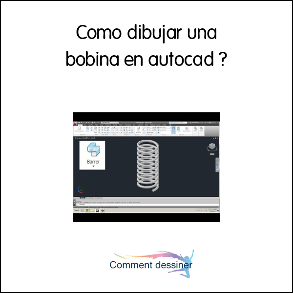 Como dibujar una bobina en autocad